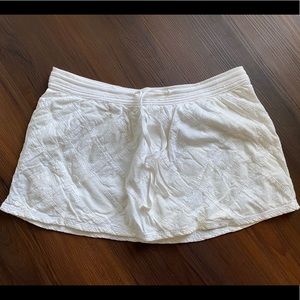 American Eagle Eyelet Patchwork Miniskirt